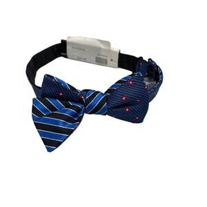 NWT Troy James Boy's Bow Tie Blue Black Navy Red OS